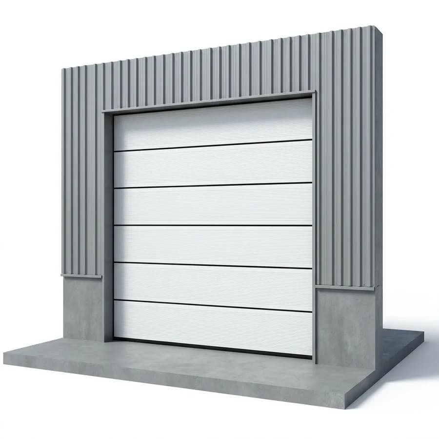 Porte sectionnelle industrielle